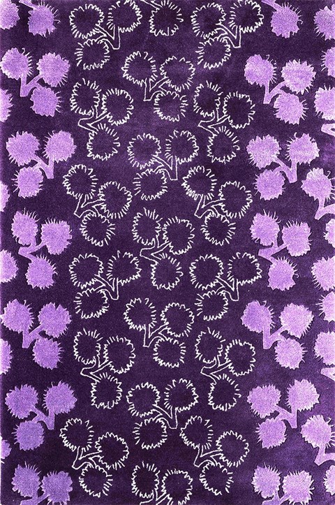 Chacharel Tufted - 1011 Pompon chardon purple