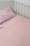 Naf Naf Little Fairies 303 - Somon Pink βρεφική πικέ κουβέρτα