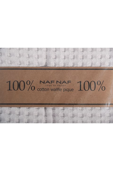 Κουβέρτα ΠΙΚΕ NAF NAF Cotton Waffle Pique Lt. Grey