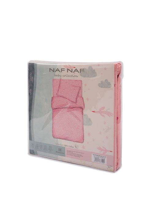 Naf Naf Little Hello Star 304 - Pink Σεντόνια σετ