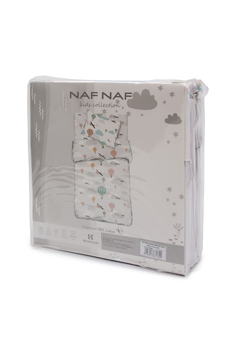 Naf Naf Ballons 355 - Grey Σετ Σεντόνια